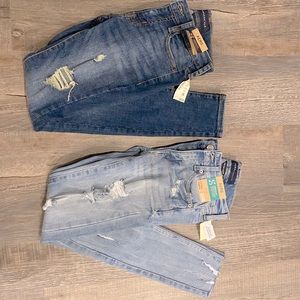 New with tags size 00 women’s girls low rise jeans